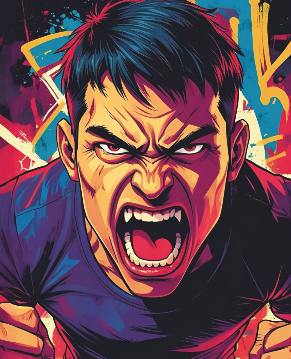 

Manga Vampire Notebook - Angry Modern-Day Vampire with Graffiti Background, Perfect for Horror and Anime Fans: Urban Graffiti Manga Vampire - Powerful ... Lovers, Anime Artists, and Graphic Novel Fans (Independently published)