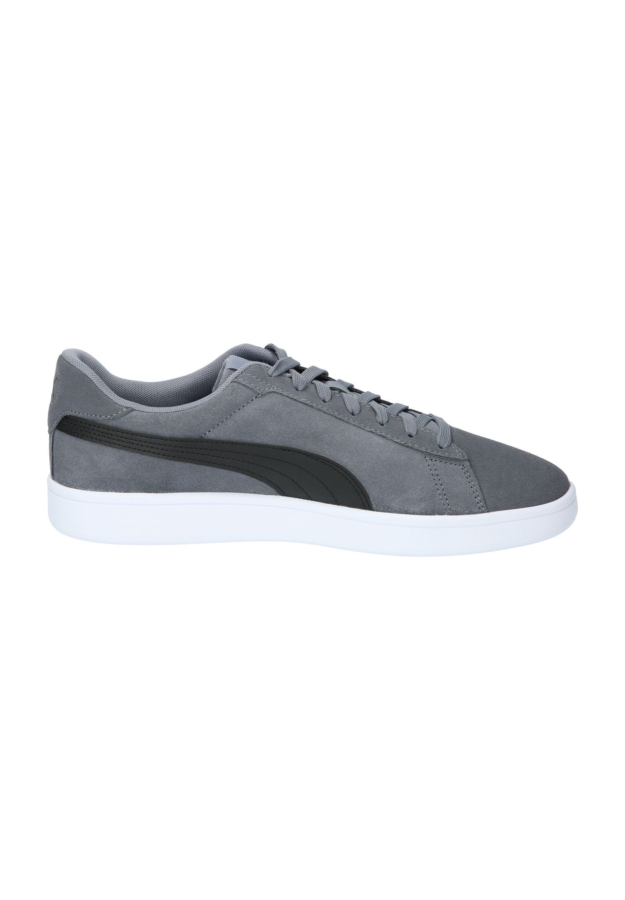Кроссовки "Smash 30", кожа, Soft Пена+, мужские PUMA, цвет Gray Tilepuma Bla — фото 3