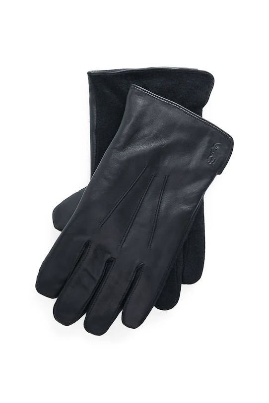 

Кожаные перчатки Polo Ralph Lauren, черный