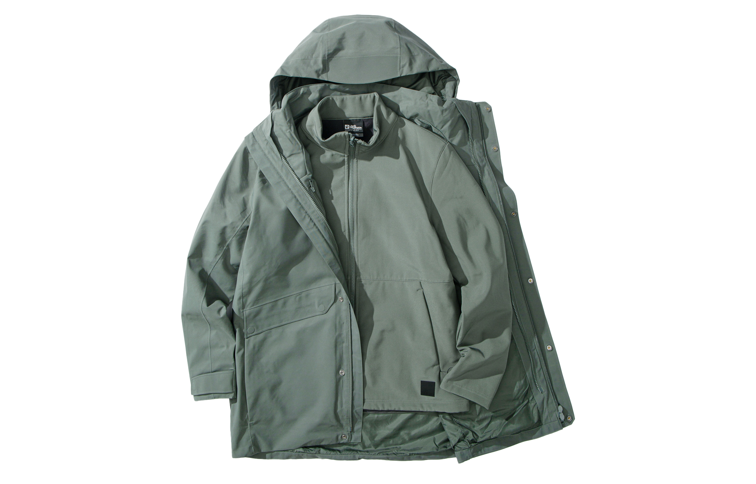 

JACK WOLFSKIN Куртка мужская, Stone Slate Green/4136
