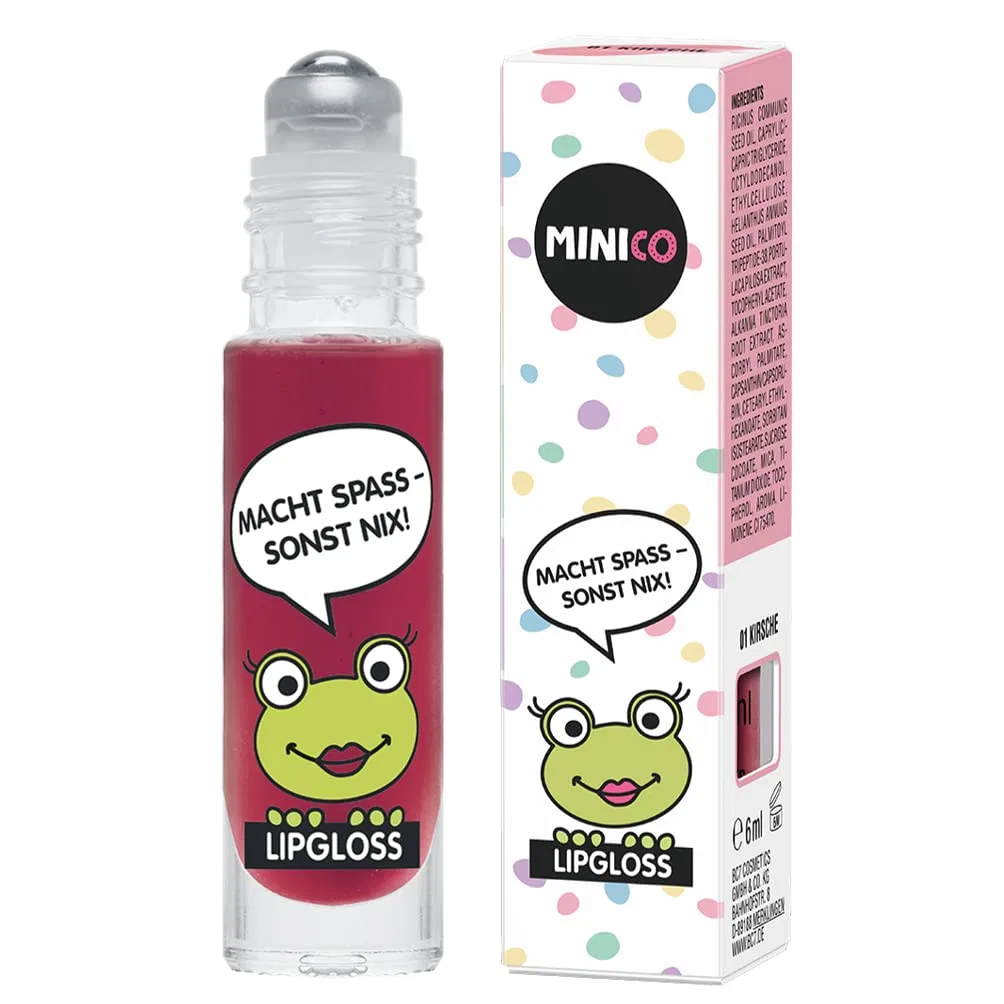 Детский роликовый блеск для губ с ароматом вишни Minico Minico, Cherry