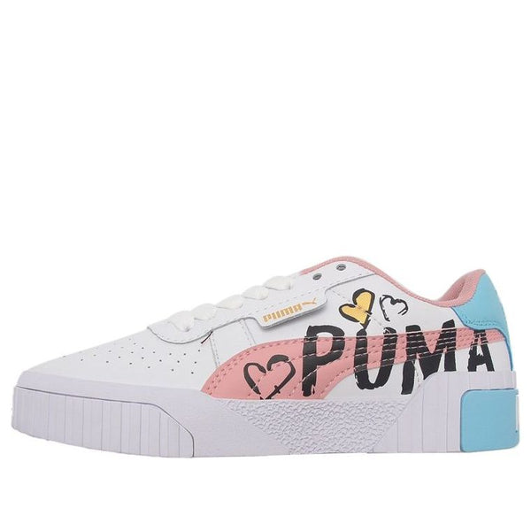 

Кроссовки cali skate shoes 'white pink' Puma, белый