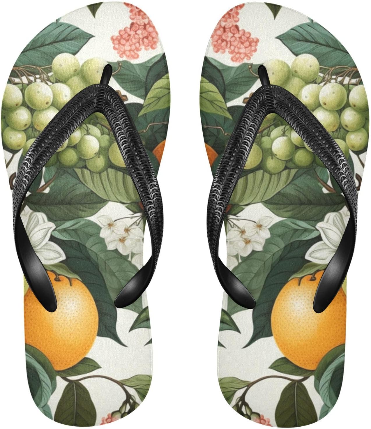 

Женские и мужские шлепанцы с лимонами и цветами, женские шлепанцы, мужские сандалии, душевые тапочки, летние нескользящие шлепанцы для плавания, пляжа и ванной Mnsruu, оранжевый