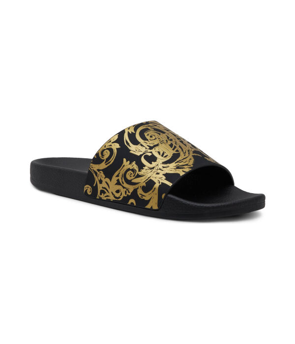 

Тапочки Versace Jeans Couture, черный / золотой