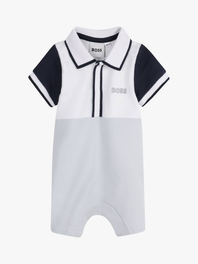 

Детский комбинезон HUGO BOSS, цвет Pale Blue/Multi