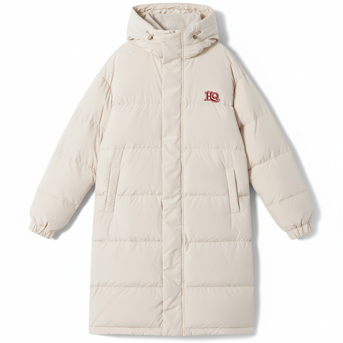 

Пуховик Unisex Hooded Thickened HUANQIU, бежевый оранжевый