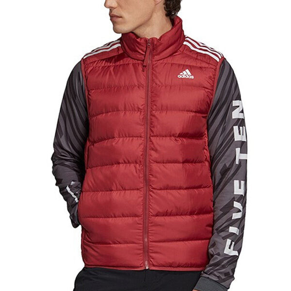 Пуховик adidas Ess Down Vest Sleeveless Down Vest Men's Red, красный — фото 3