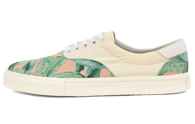 

Кеды Amiri Lace-Up Banana Leaf, зеленый / кремовый