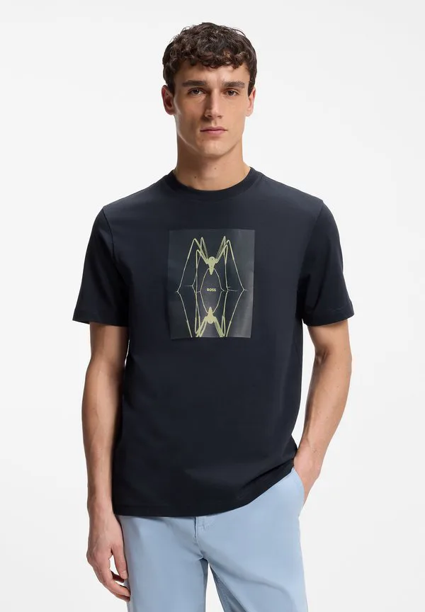 Футболка с принтом в виде существа Boss, Dark Blue