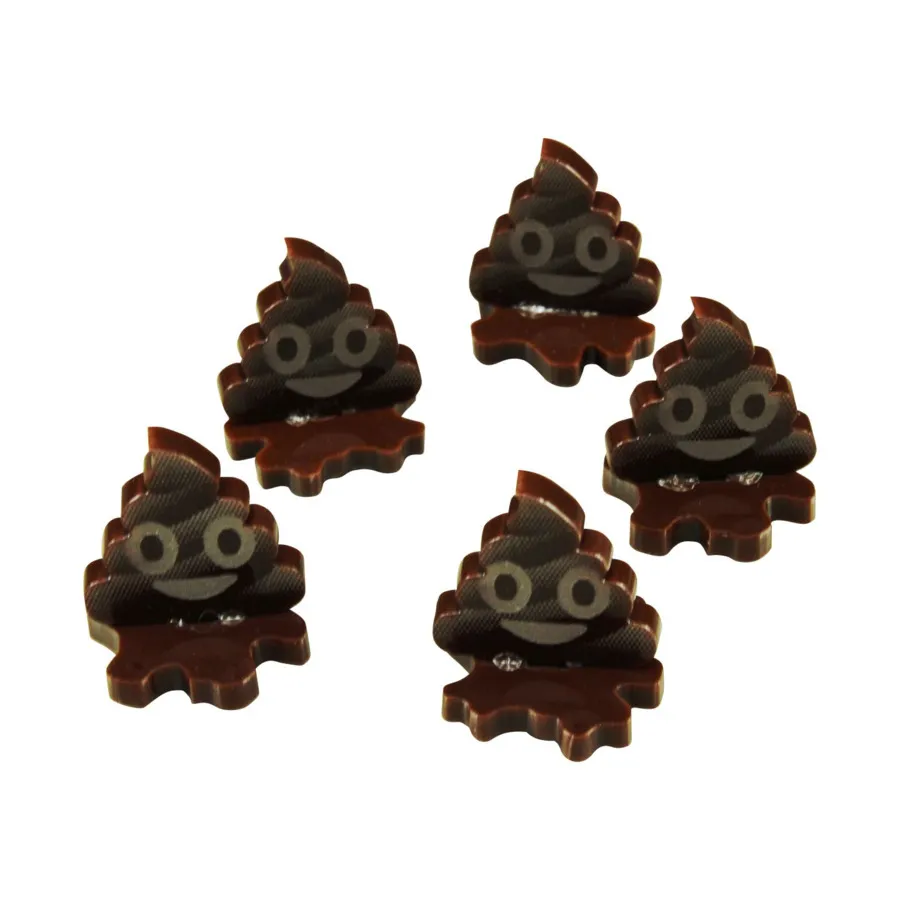 

Маркеры Poop Emoji — коричневые (5), Token Sets - Miscellaneous (Litko Aerosystems)