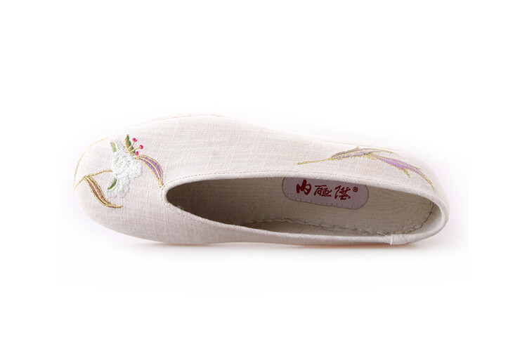 Туфли женские повседневные Women's Casual Shoes Women's Low-Top Beige Neiliansheng — фото 3