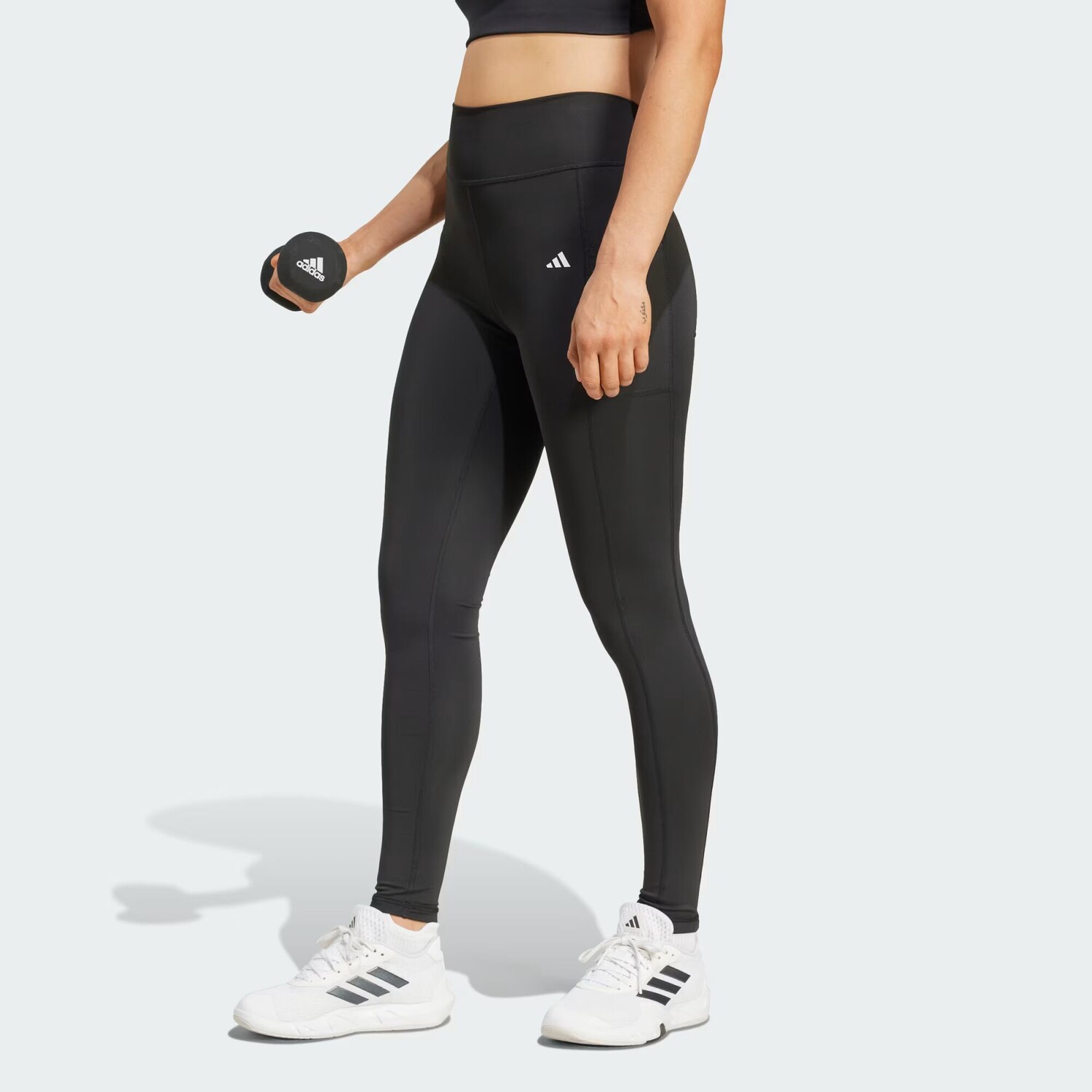 

Полноразмерные леггинсы Optime Adidas, цвет Black