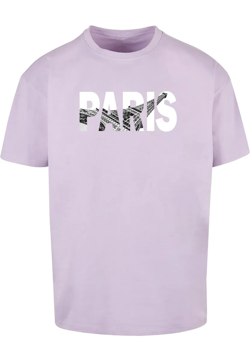 

Футболка Merchcode "Мужская футболка Merchcode Paris Eiffel Tower Heavy Oversize ", цвет Lilac