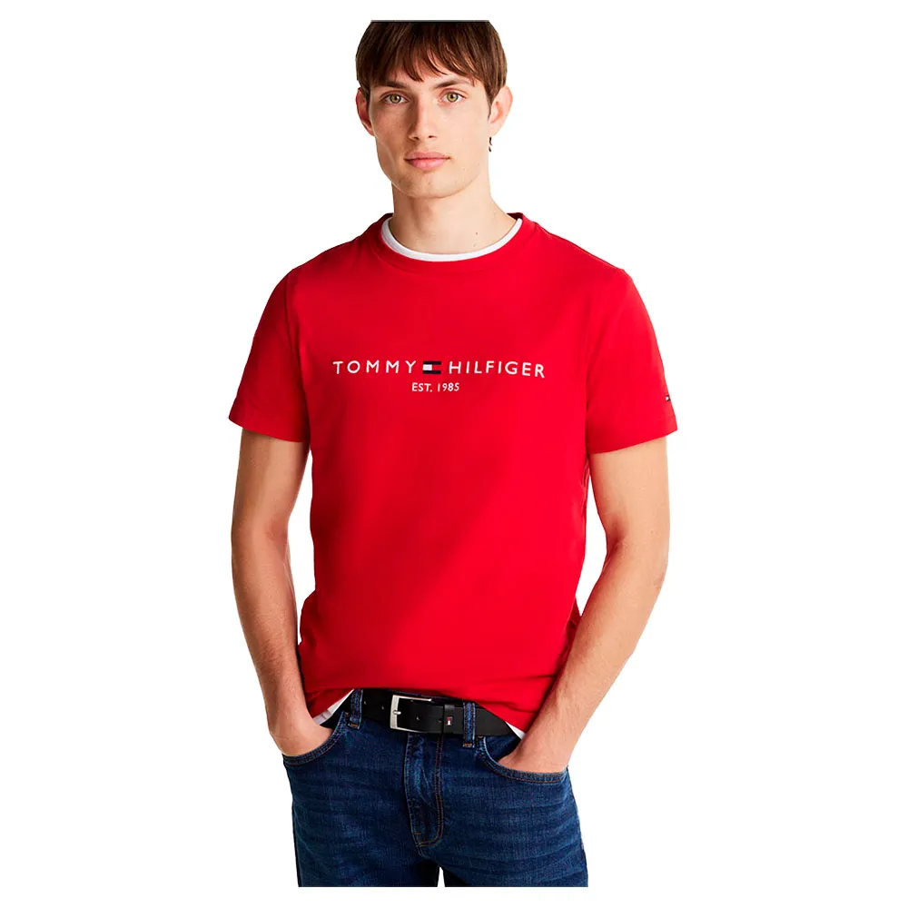 

Футболка с коротким рукавом Tommy Hilfiger Logo, красный