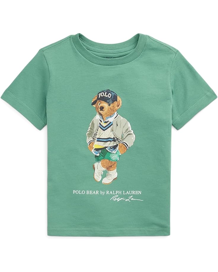 

Футболка Polo Ralph Lauren Kids Polo Bear Cotton Jersey Tee, цвет Fairway Green Bear