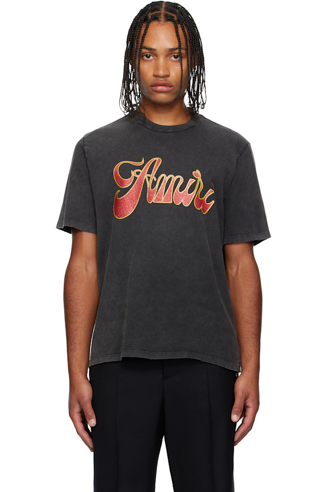 

Amiri Серая стильная футболка