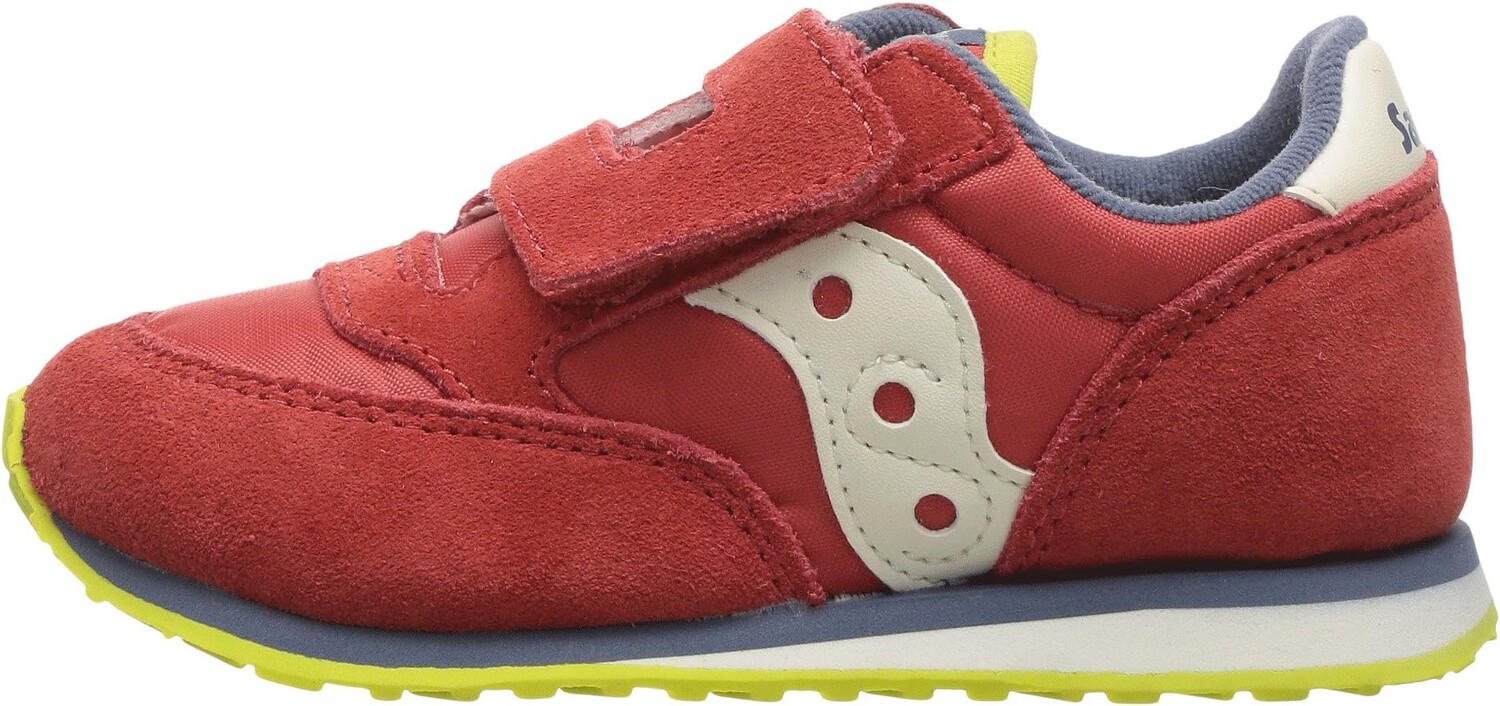 Кроссовки Originals Jazz Hook & Loop Saucony Kids, цвет Red/Blue/Lime — фото 4