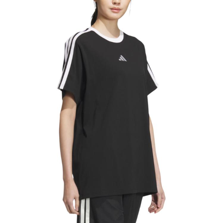 Футболка Boyfriend женская Adidas, черный — фото 3
