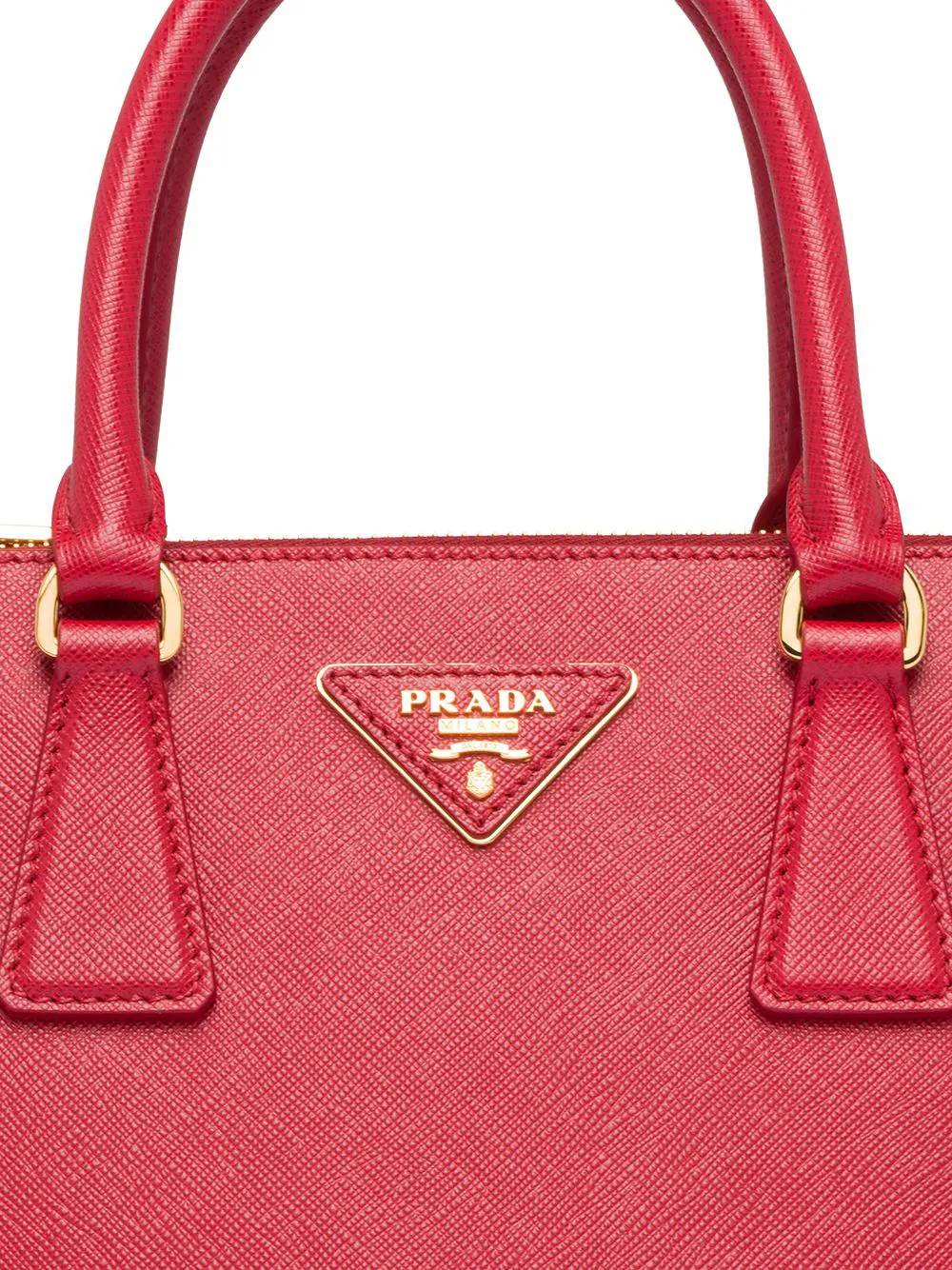 Сумка 'Galleria' из кожи Saffiano Prada, красный — фото 4