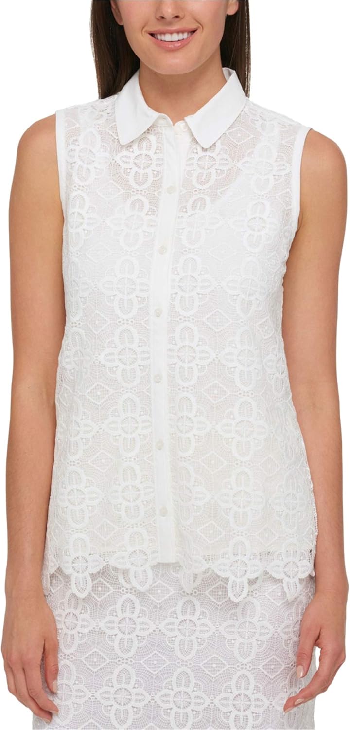 

Tommy Hilfiger женская повседневная, без рукавов, Ivory