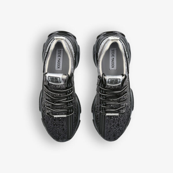 Кроссовки mistica на массивной подошве, украшенные стразами Steve Madden, черный — фото 2