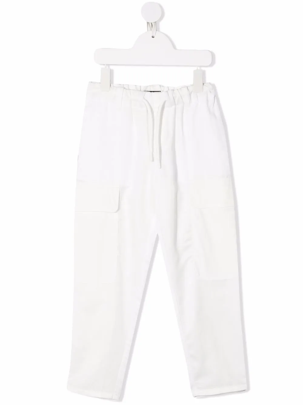 

Брюки с кулиской Emporio Armani Kids, белый