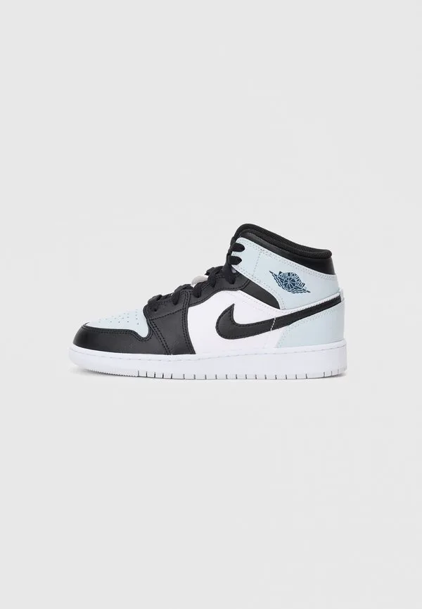 Кроссовки air jordan 1 mid унисекс Jordan, Black/Aura/Squadron Blue