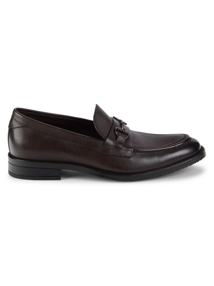 

Кожаные лоферы с передником и носком Cole Haan, цвет Dark Chocolate