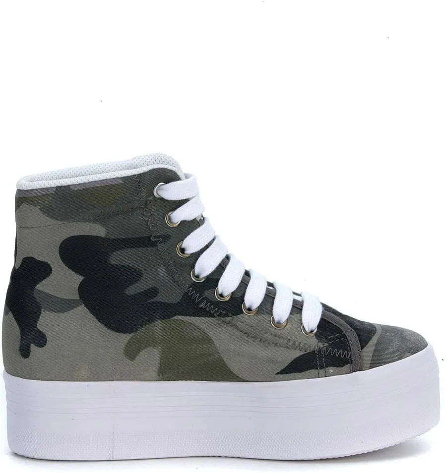 Кроссовки Jeffrey Campbell JC Play High с камуфляжным рисунком, Camouflage — фото 2