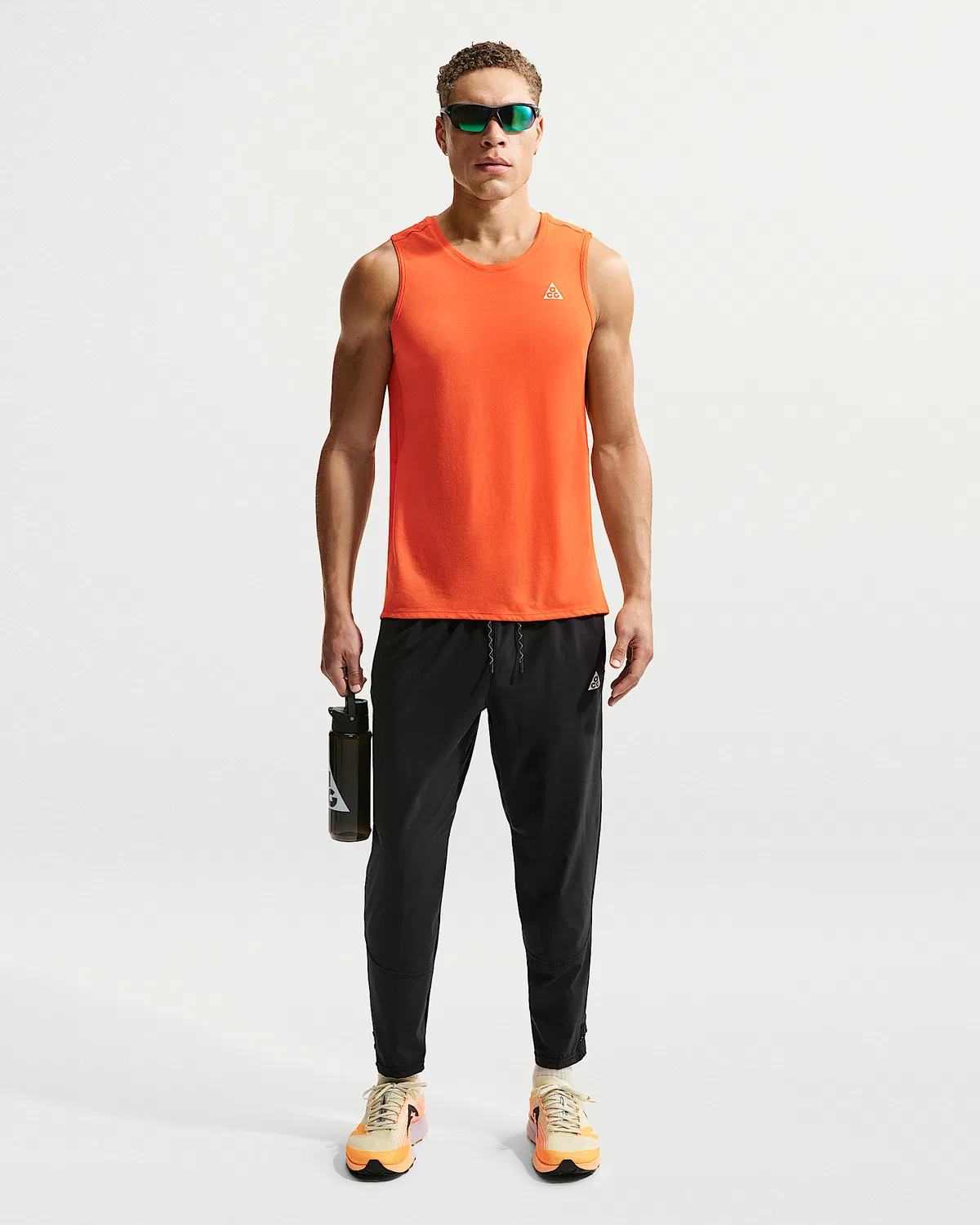 Мужской топ Nike ACG "Solar Chase" Dri-FIT ADV, Safety Orange/Safety Orange/Summit White — фото 4