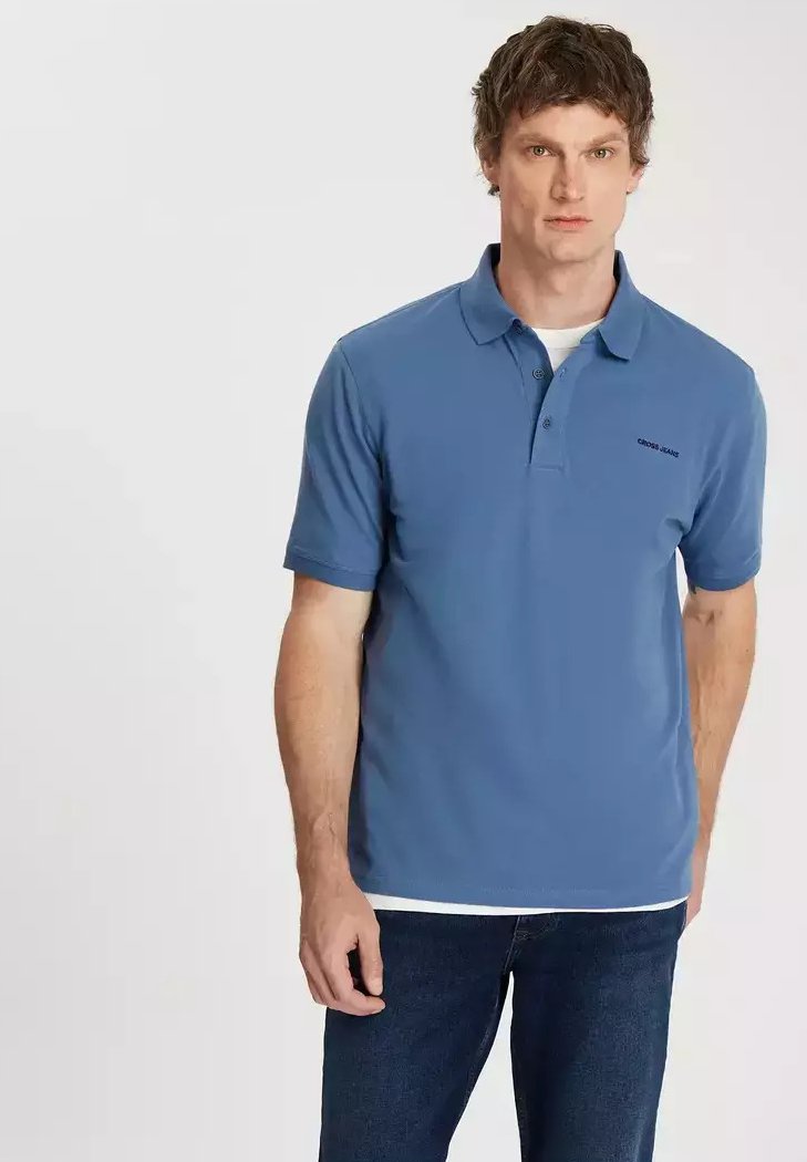 

Рубашка поло Cross Jeans, синий