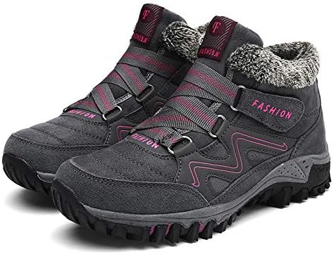 

Зимние мужские ботинки Qacksv, водонепроницаемые, утепленные мехом, противоскользящие, рабочие, с низким голенищем, повседневные, легкие, для походов и активного отдыха на улице, розовый