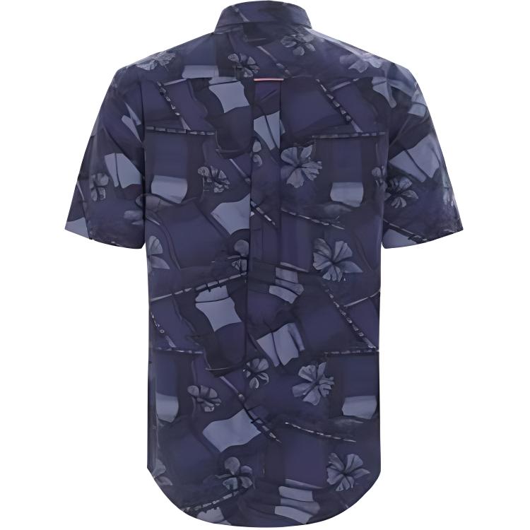 Tommy Hilfiger Мужская рубашка Navy Blue — фото 4