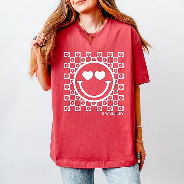 

Футболка SWSmiley с клетчатым цветочным принтом Simply Sage Market, Brick, Зеленый, Футболка SWSmiley с клетчатым цветочным принтом Simply Sage Market, Brick