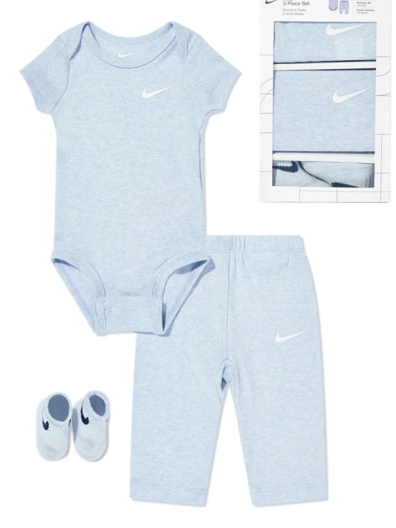

Детский комплект с логотипом Nike Kids, синий