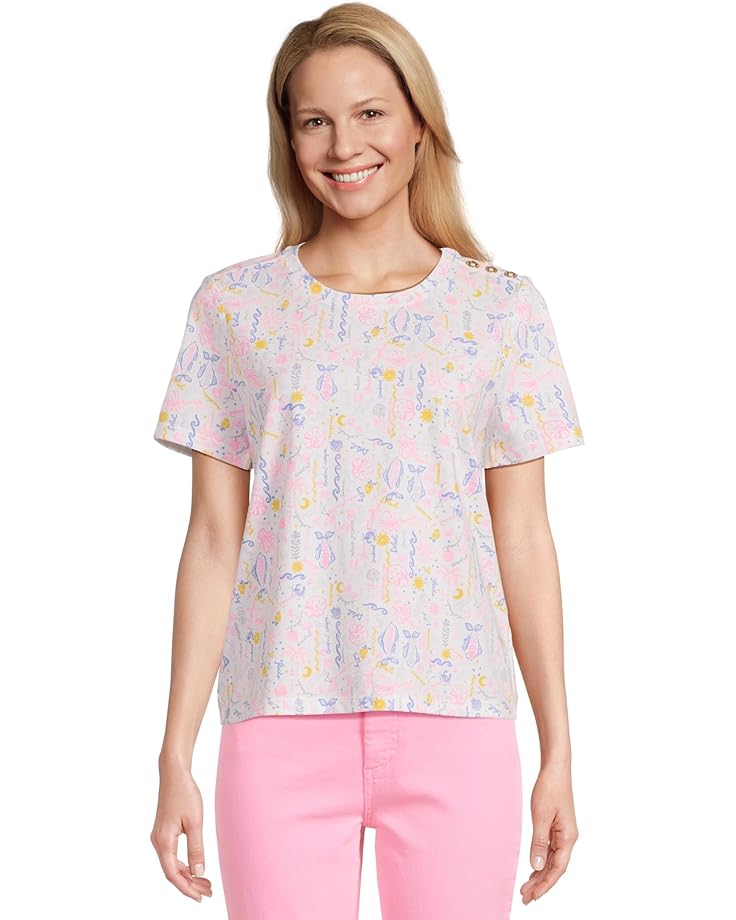 

Топ Lilly Pulitzer Barreto Knit Top, цвет Multi Summer Serenade