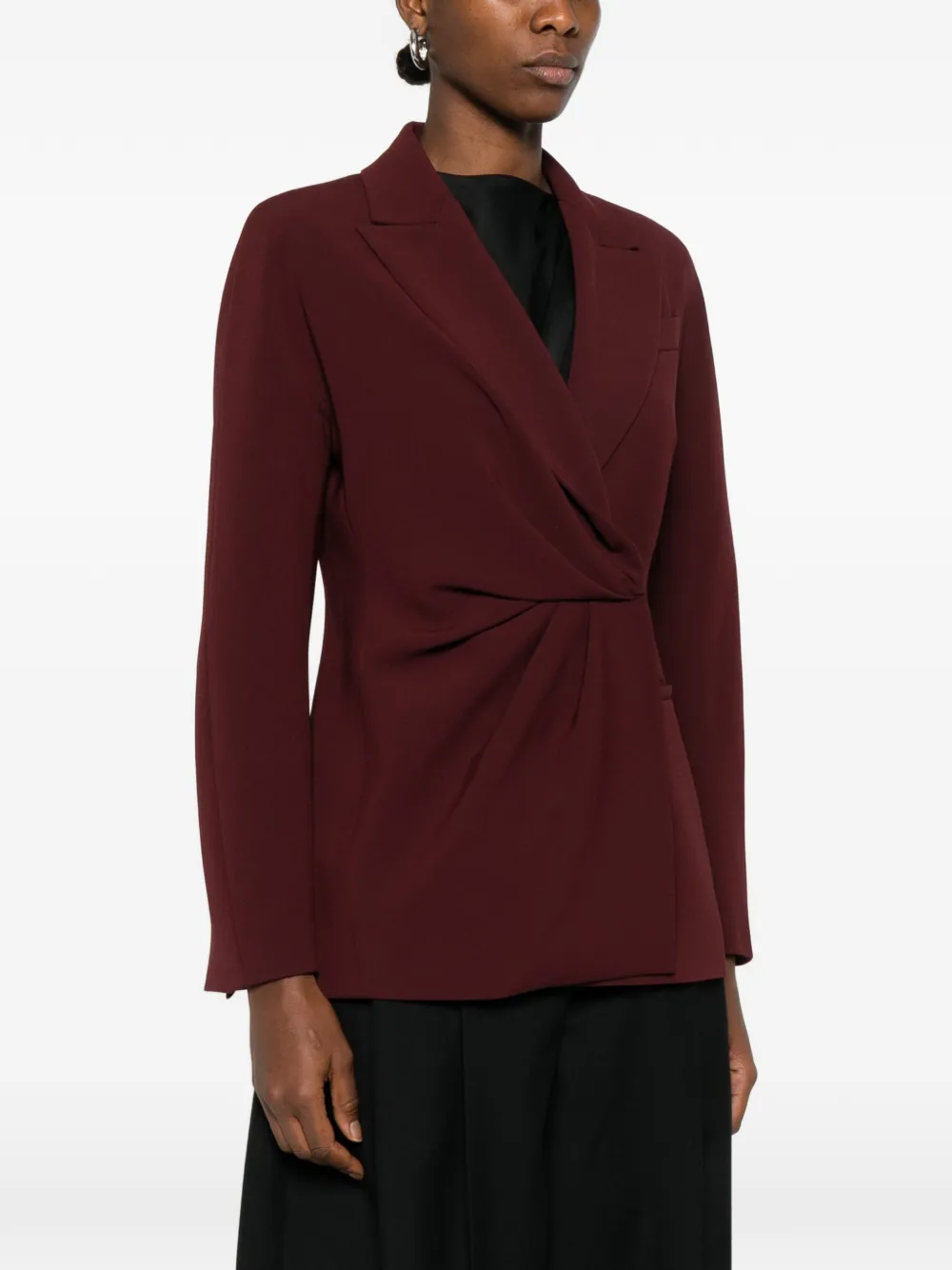 Жакет с заостренными лацканами Max Mara, красный — фото 3