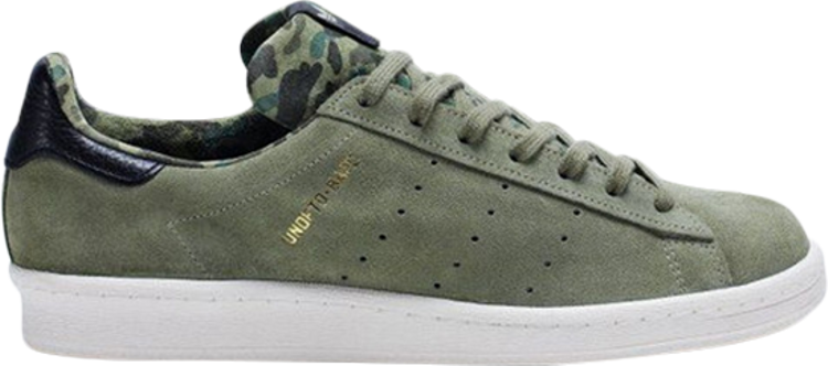 Кроссовки Adidas Undefeated x A Bathing Ape x Campus 80s 'Olive', зеленый - фото