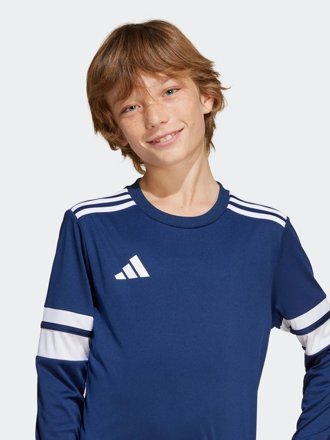 Футболка с длинным рукавом Squadra 25 adidas, синяя — фото 2