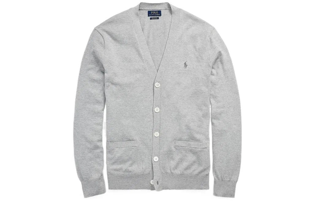 Мужской свитер с длинным рукавом Polo Ralph Lauren, Light Gray