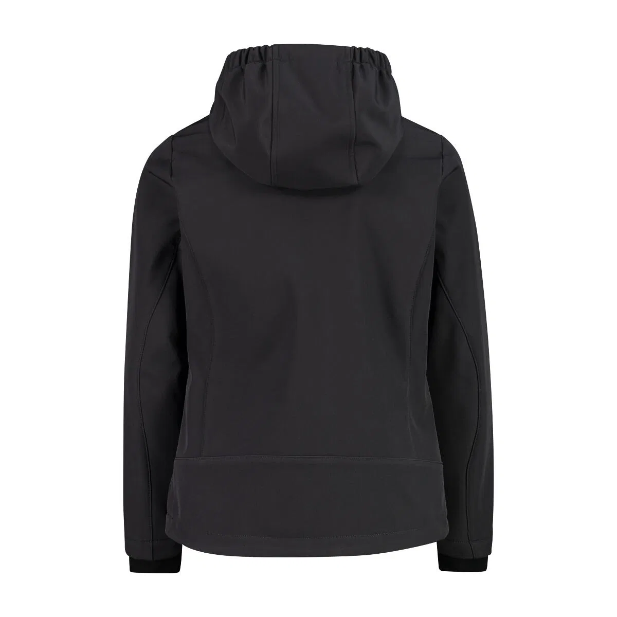 Детская софтшелл-куртка с капюшоном Fix Hood Cmp, Schwarz Grau Beige — фото 2
