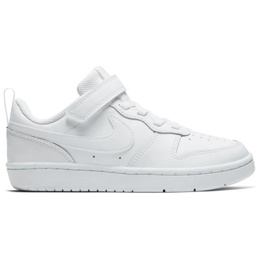 Детские спортивные кроссовки с ретро-дизайном Nike Court Borough Low 2, Белый