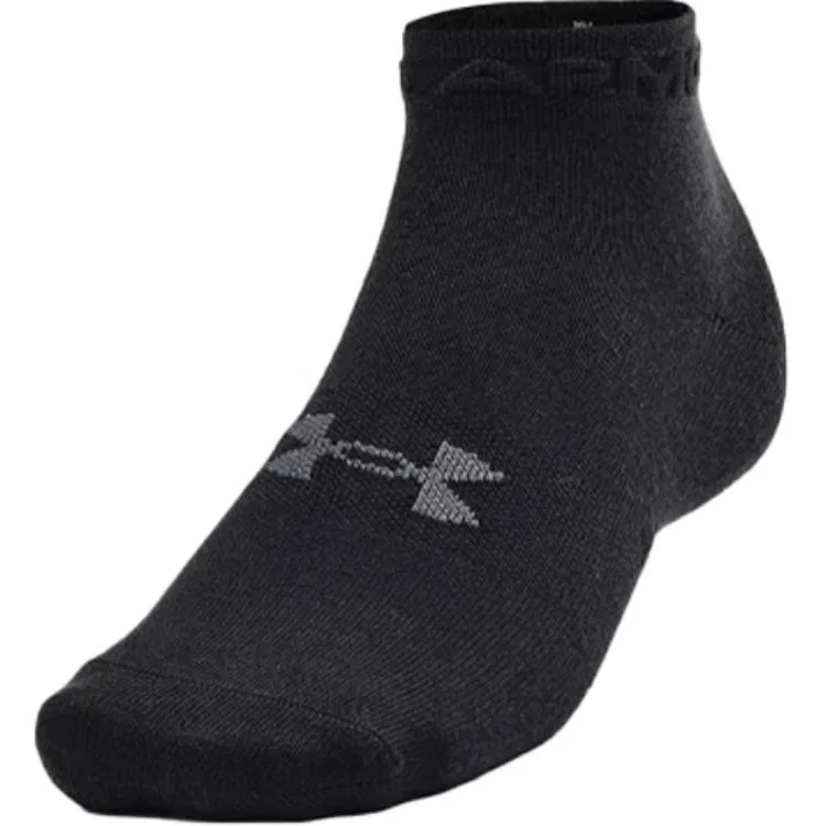 Детские носки-невидимки с 3 парами в комплекте Under Armour, Black — фото 3