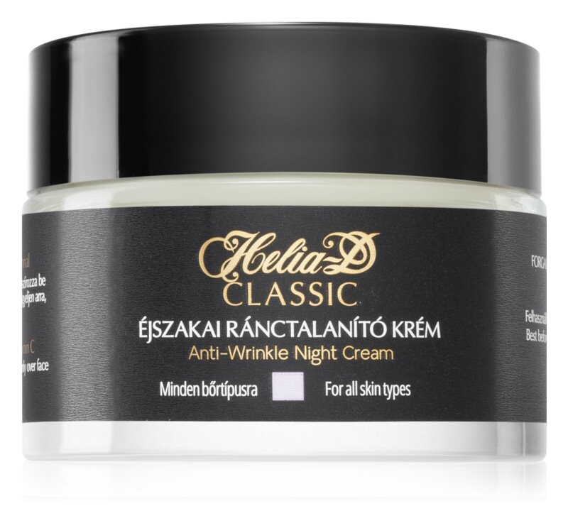 

Увлажняющий ночной крем против морщин Helia-D Classic