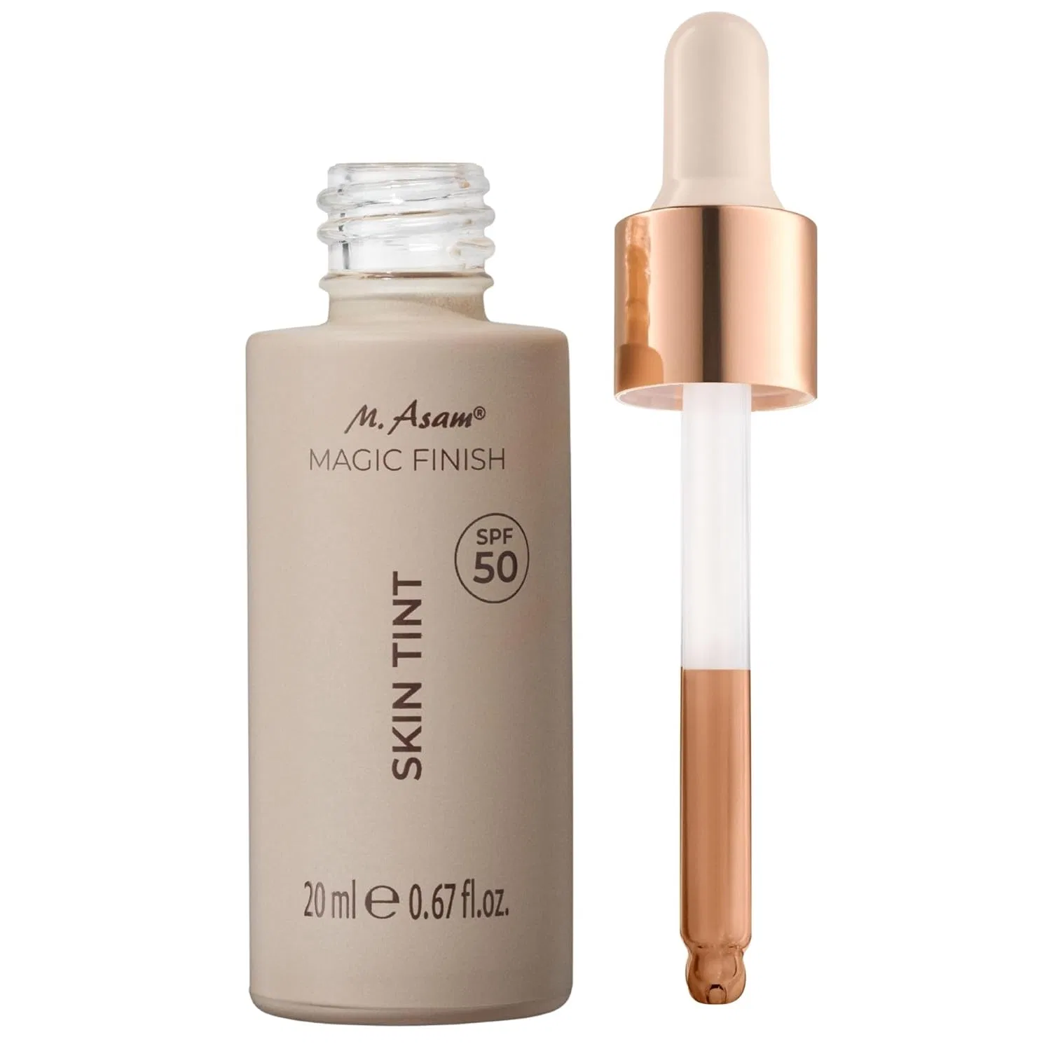 Тональная основа Magic Finish Skin Ink SPF 50, M. Asam, 20 мл, Warm Sand