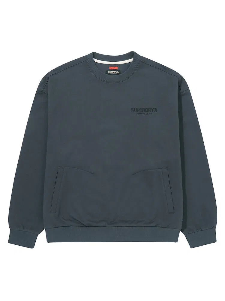 Футболка с длинным рукавом Core Sweat Shirt SUPERDRY, Dark Grey — фото 3