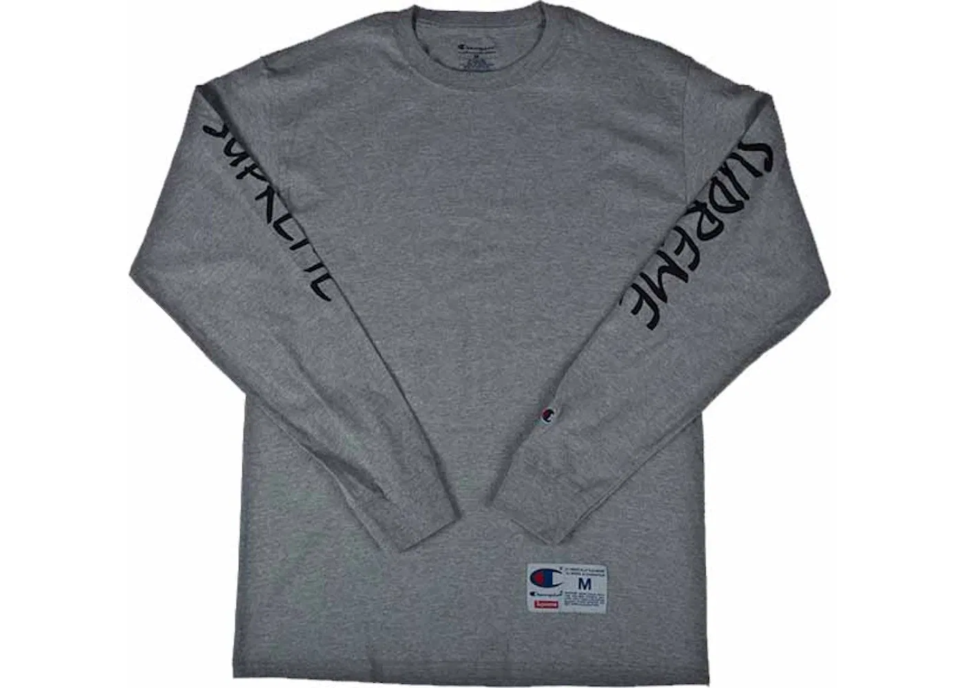 Мужская футболка с длинным рукавом Supreme Tee, Grey