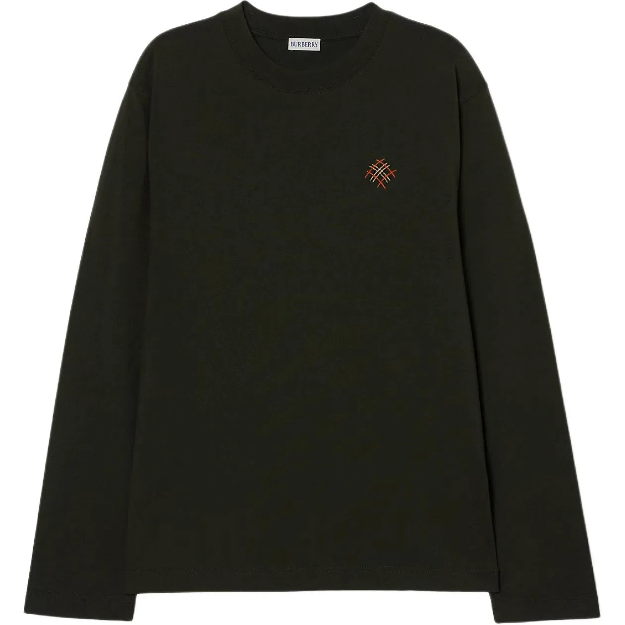 Мужская футболка с круглым вырезом Gray Green Burberry