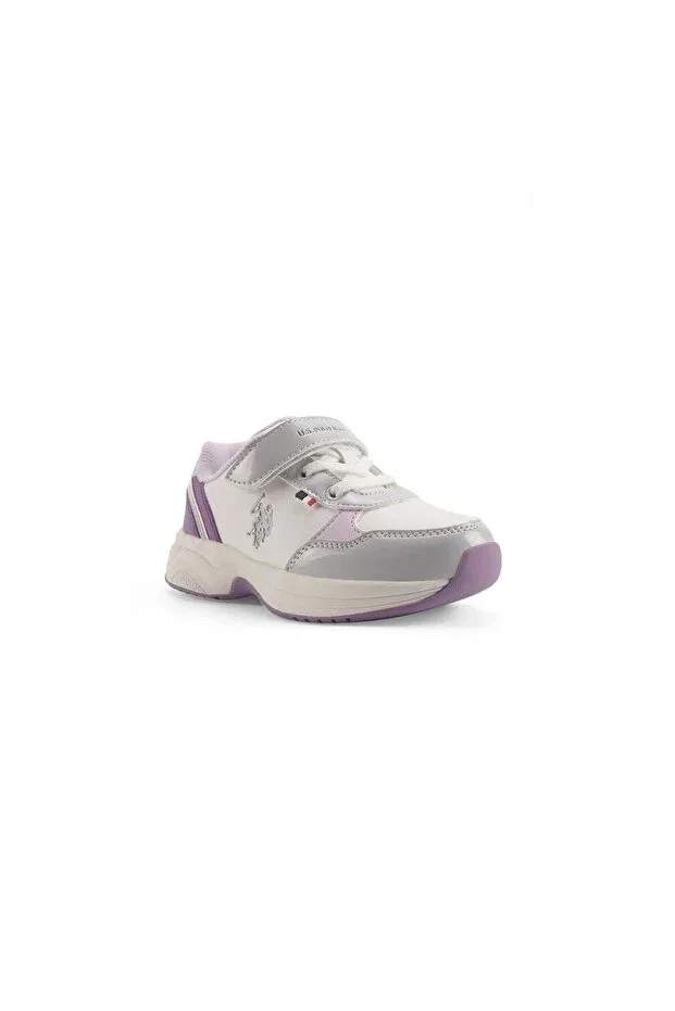 Детские туфли для девочек с принтом Lery kids shoes U.S. Polo Assn., Lilac — фото 2