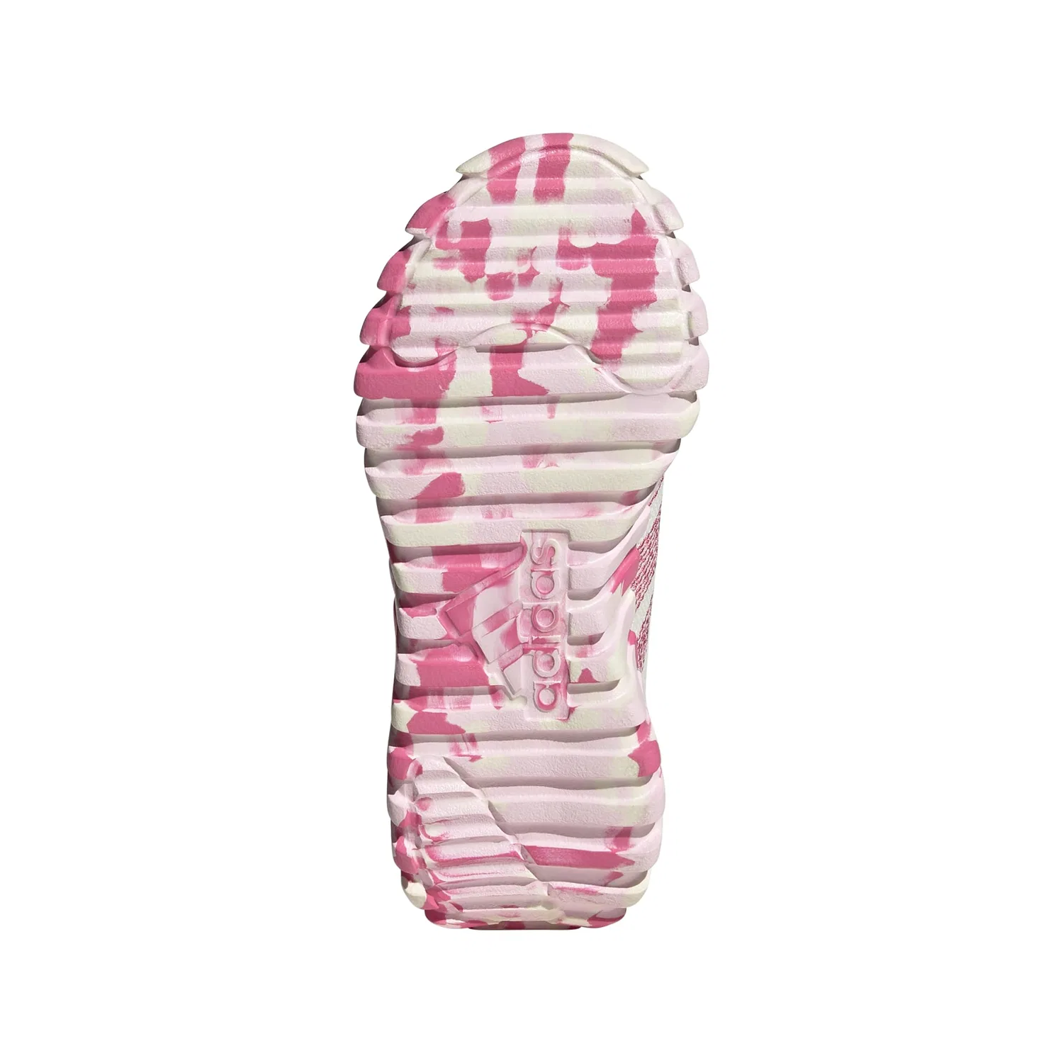 Детские кроссовки для девочек с принтом Kaptir Flow Adidas, White Chalk Magenta Pulse Light Pink — фото 2